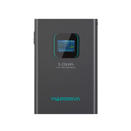باتری لیتیوم فسفات Marsriva MR-LFP48-100-WMD — 5.22 kWh / 51.2V / 102Ah