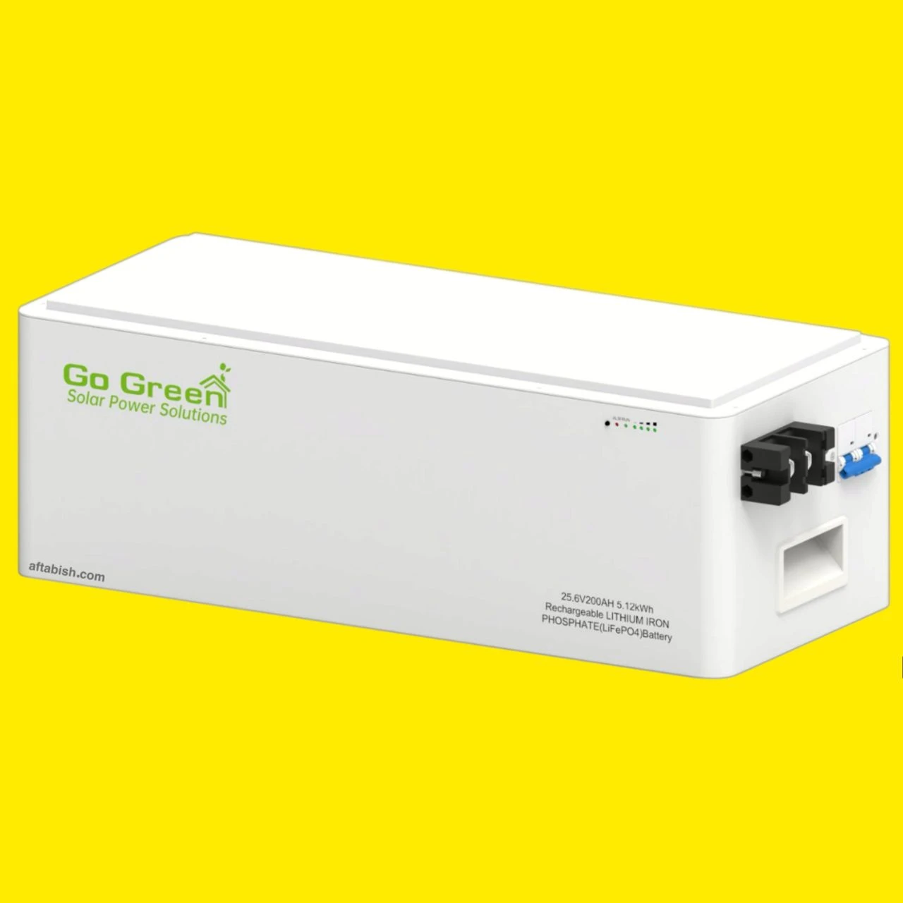 باتری لیتیومی ۵ کیلووات ۲۰۰ آمپرساعت ۲۵.۶ ولت گوگرین مدل GO GREEN GGESS 5KWH