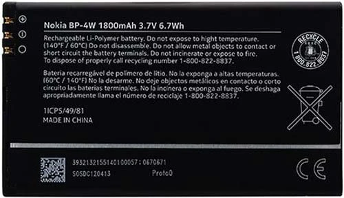 باتری نوکیا Nokia Lumia 810 مدل BP-4W-1