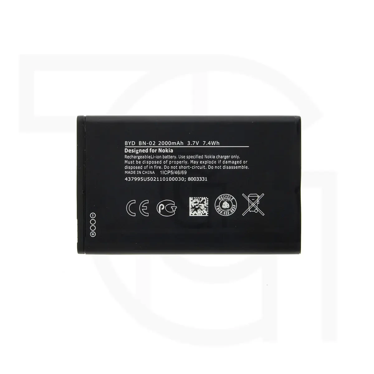 باتری نوکیا (اصلی)(BN-02) Battery NOKIA
