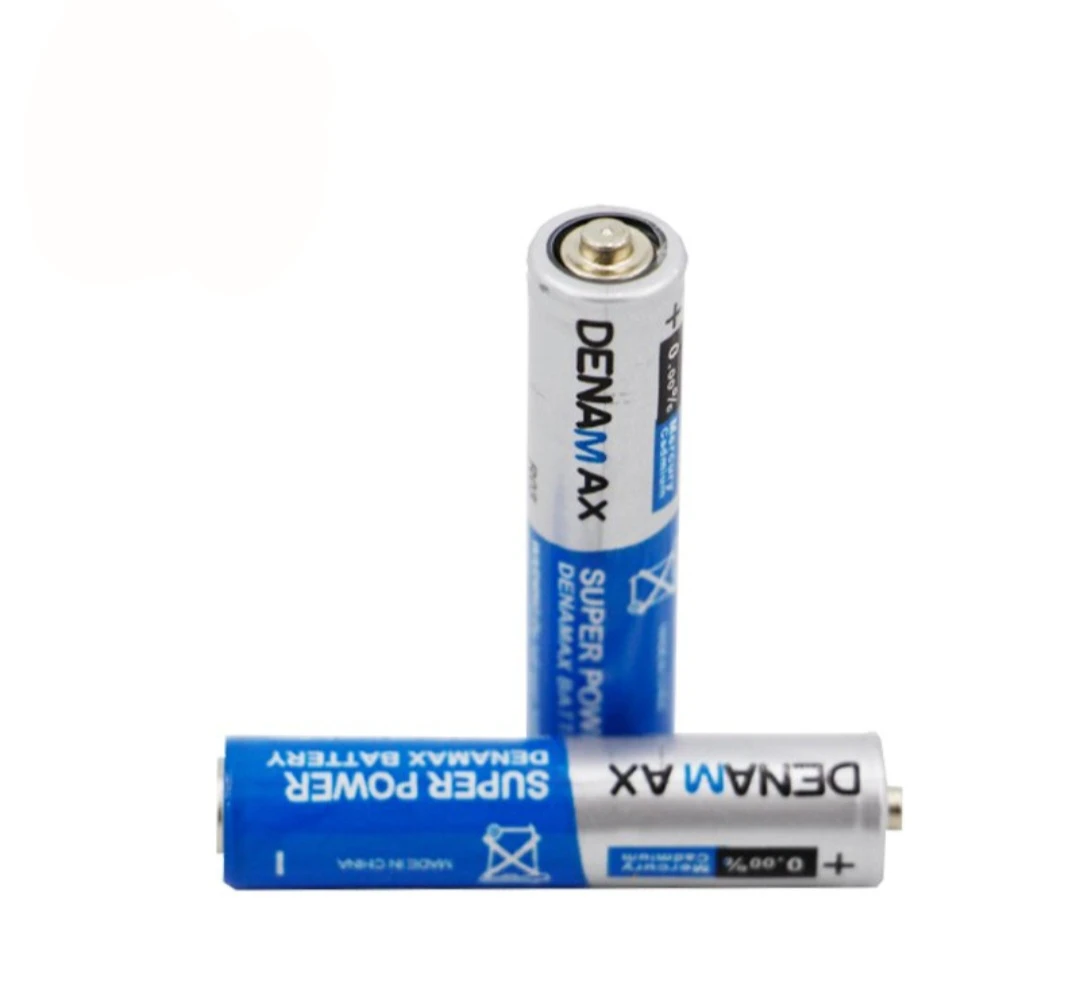 باتری نیم قلمی پک چهار عددی دنامکس DENAMAX AAA Battery نوع باتری : AAA برند : دنامکس