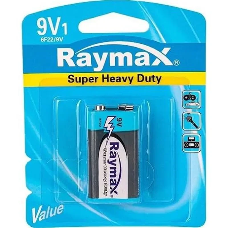 باتری کتابی 9 ولت شرینک Raymax