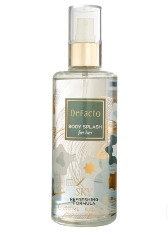 بادی اسپلش زنانه دیفکتو مدل Sky مشابه رایحه Sospiro Accento با حجم 250ml