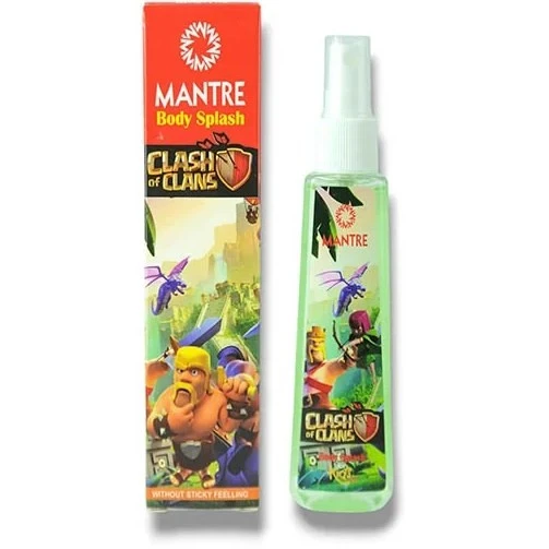 بادی اسپلش کودک مانتره مدل CLASHE OF CLANSحجم 80 میلی لیتر