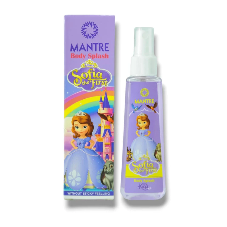 بادی اسپلش کودک مانتره مدل SOFIA THE FIRST حجم 80 میلی لیتر