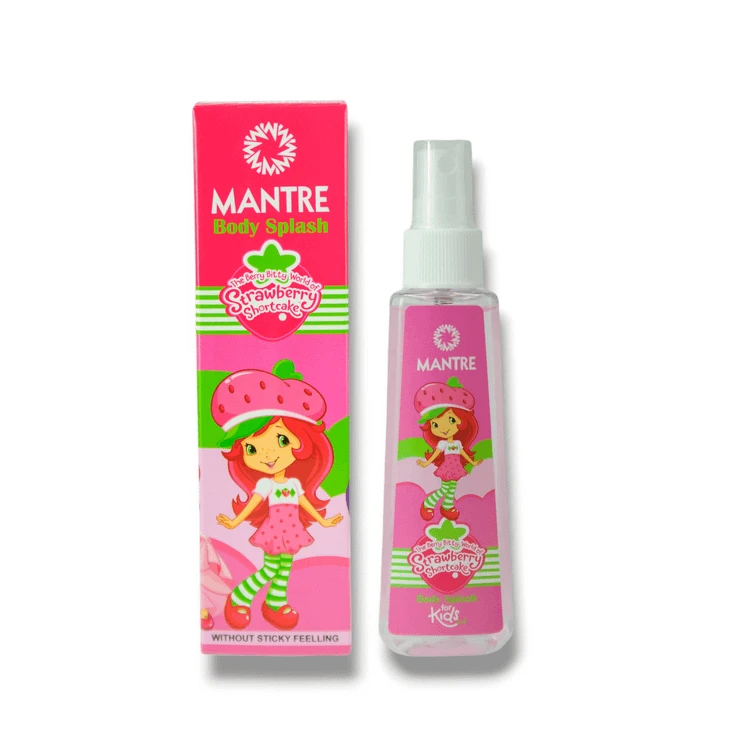 بادی اسپلش کودک مانتره مدل Strrawberry حجم 80 میلی لیتر