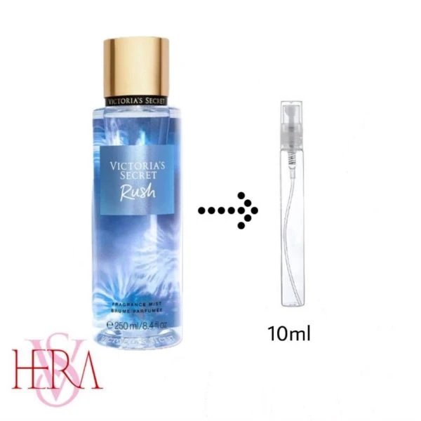 بادی میست زنانه راش دکانت 10 میل برند ویکتوریا سیکرت Rush Body Mist Victoria`s Secret