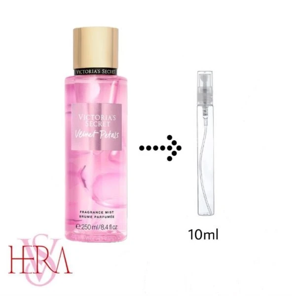 بادی میست زنانه ولوت پتالز دکانت 10 میل برند ویکتوریا سیکرت Velvet Petals Body Mist Victoria`s Secret