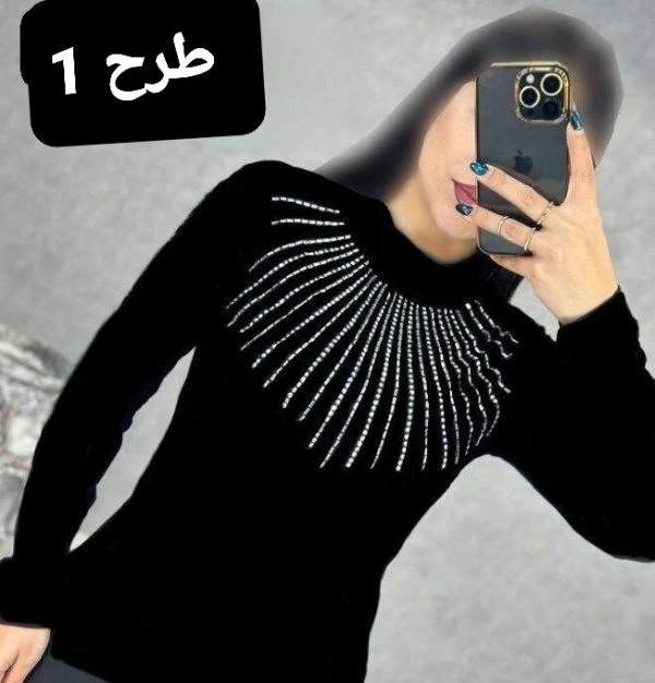 بادی نگین دار لاکچری آستین بلند زنانه مناسب فصل