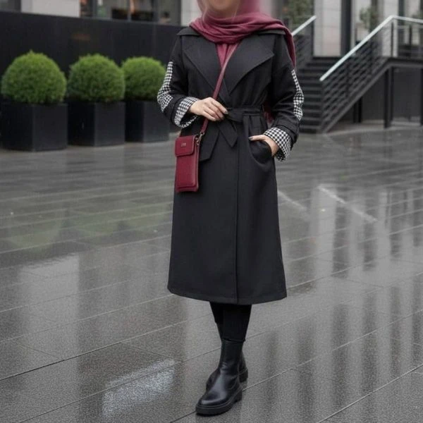 بارانی آستردار زنانه بلند