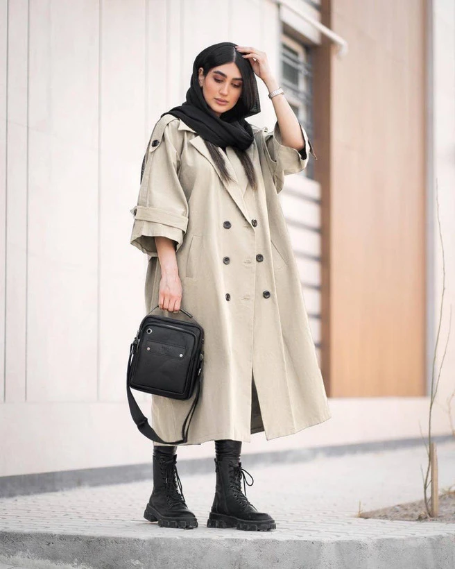 بارونی آستر دار مدل آنوشا 4059