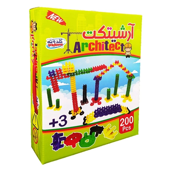 بازی آرشیتکت 200 قطعه گلدونه