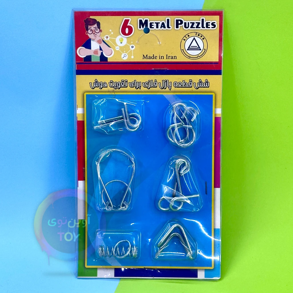 بازی فکری مدل پازل فلزی مدل Metal Puzzles