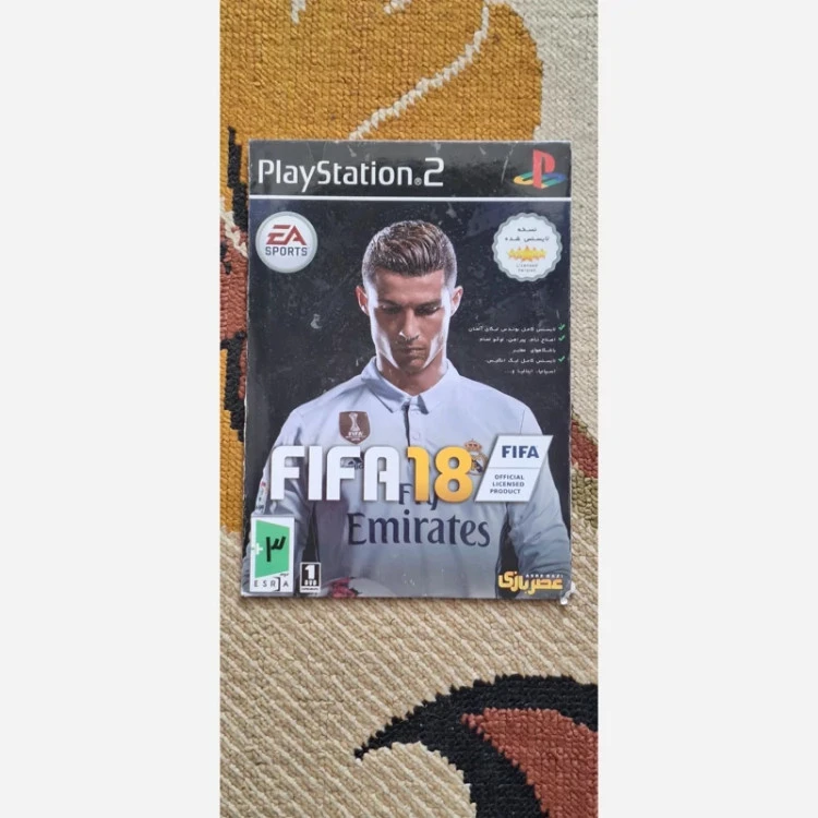 بازی پلی استیشن FIFA 18 نشر عصر بازی مخصوص PS2 ( ارسال رایگان )