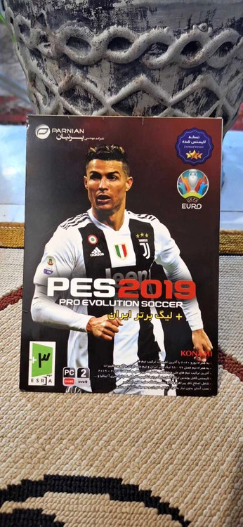 بازی کامپیوتری PES 2019 PRO EVOLUTION SOCCER با لیگ برتر ایران مخصوص PC نشر پرنیان ارسال رایگان