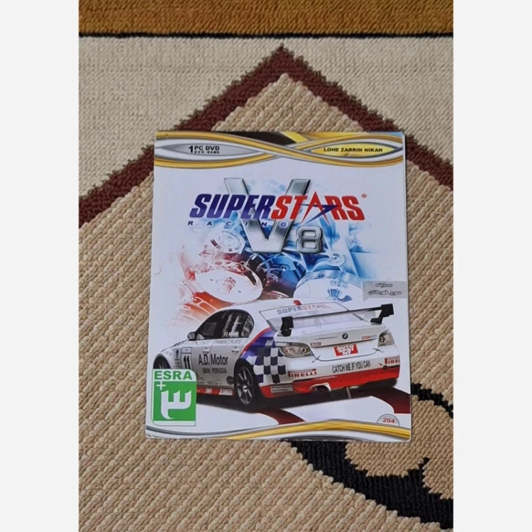 بازی کامپیوتری SUPER STARS RACING V8 نشر لوح زرین نیکان مخصوص PC ( ارسال رایگان )