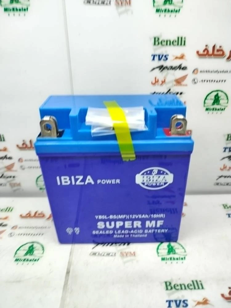 باطری 12/5 امپر بلند برند (ibiza) ایبیزا خارجی تایلندی