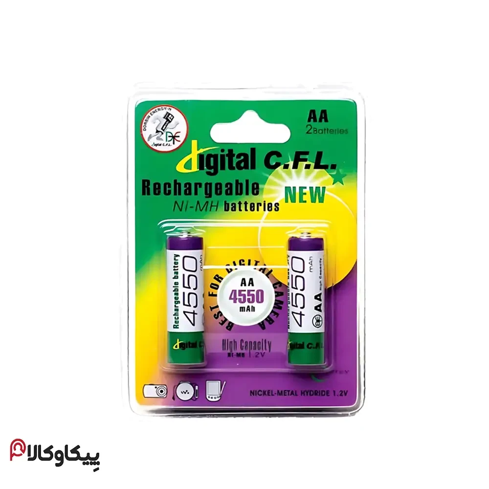 باطری شارژی قلمی 4550 میلی آمپر-digital-c-f-l