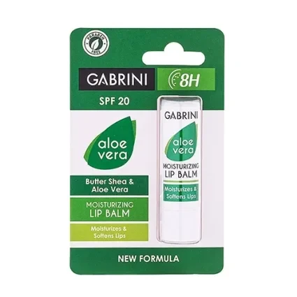 بالم لب گابرینی SPF20 حاوی عصاره آلوئه ورا و شی باتر