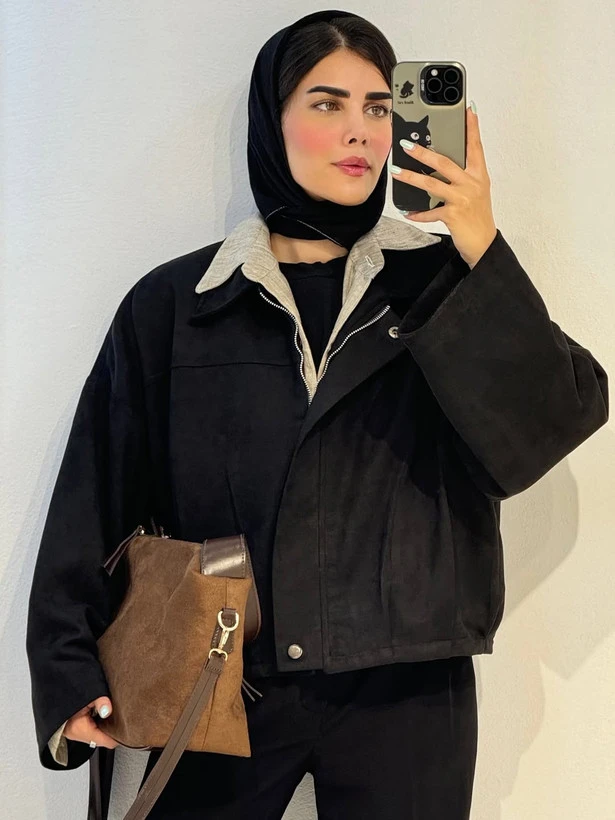 بامبر جکت جیر سوئیت مشکی زنانه