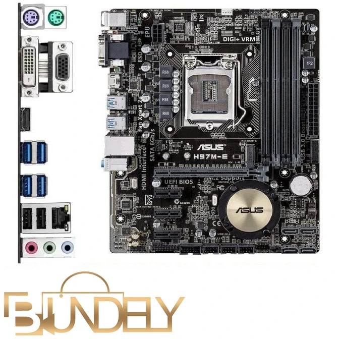 باندل حرفه ای (نسل4) ASUS H97M-E/Core i7-4770/16GB Ram