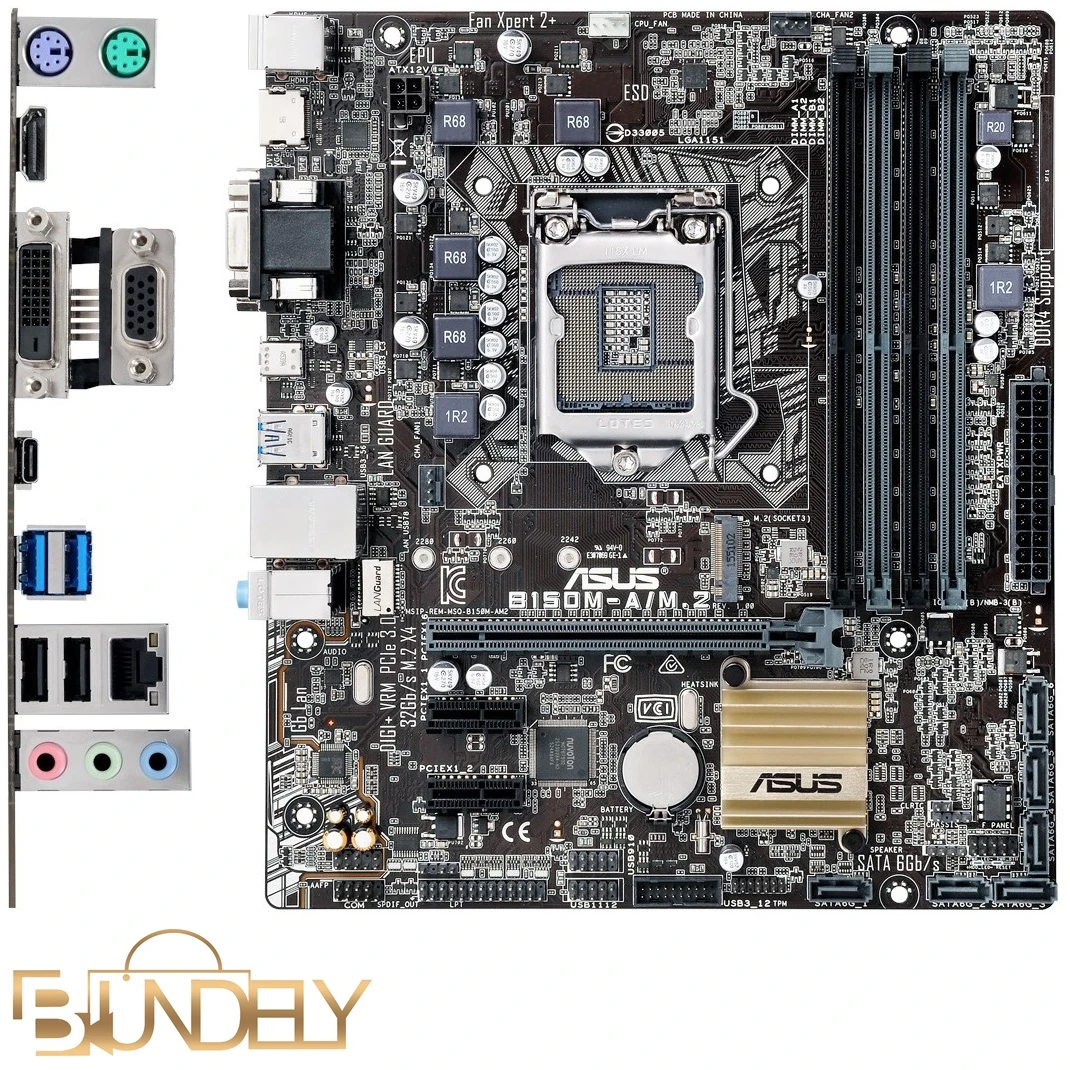 باندل حرفه ای (نسل6) ASUS B150M-A/Core i7-6700/32GB/128GB M2