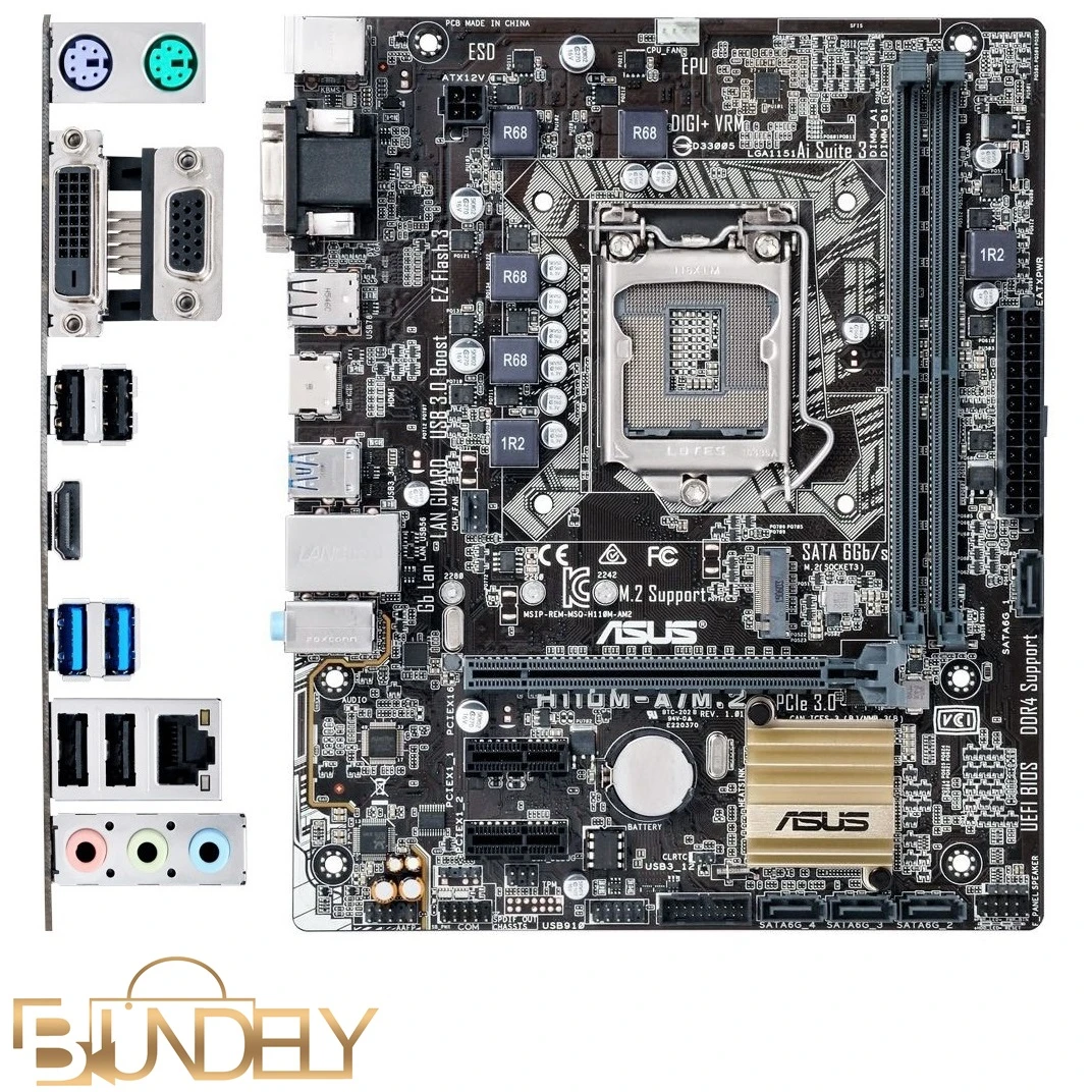 باندل حرفه ای (نسل6) ASUS H110M-A/Core i5-6500/16GB/120GB M2