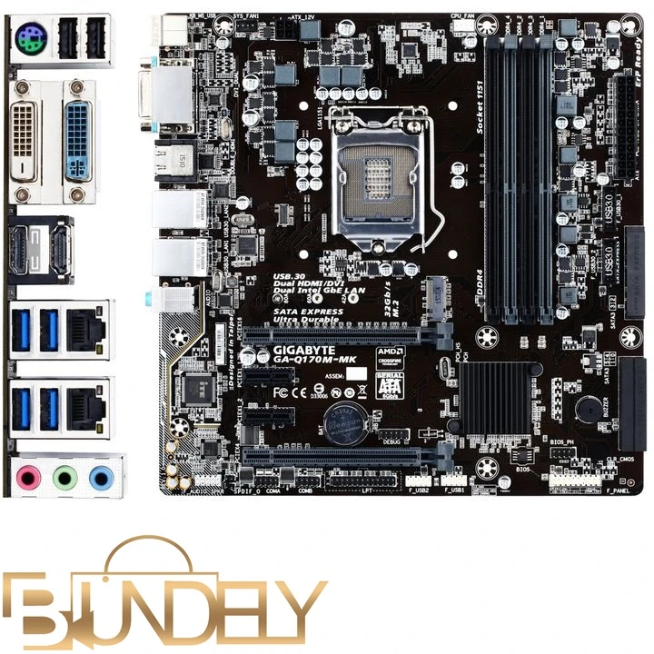 باندل حرفه ای (نسل7) GIGA Q170M-MK/Core i5-7500/32GB