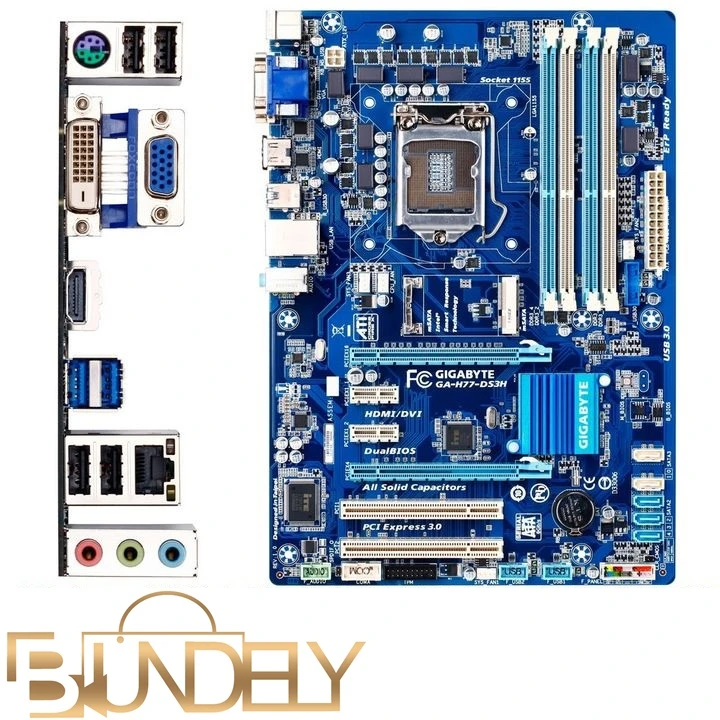باندل نیمه حرفه ای(نسل3) GIGA H77/Core i5-3570/16GB Ram