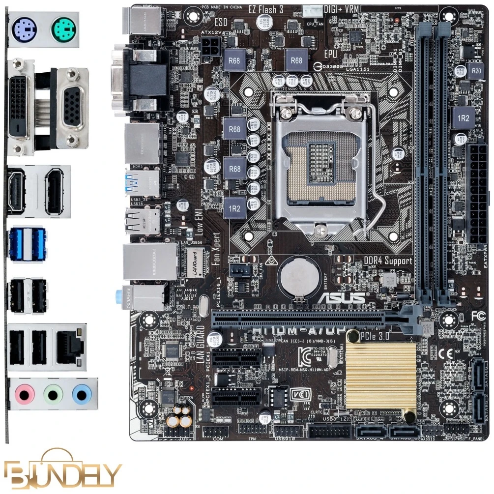 باندل نیمه حرفه ای (نسل6) ASUS H110M-A/Core i5-6500/16GB
