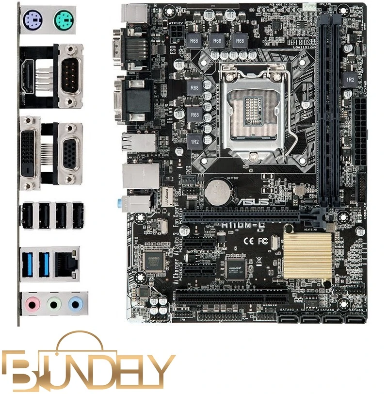 باندل نیمه حرفه ای (نسل6) ASUS H110M-C/Core i5-6500/16GB