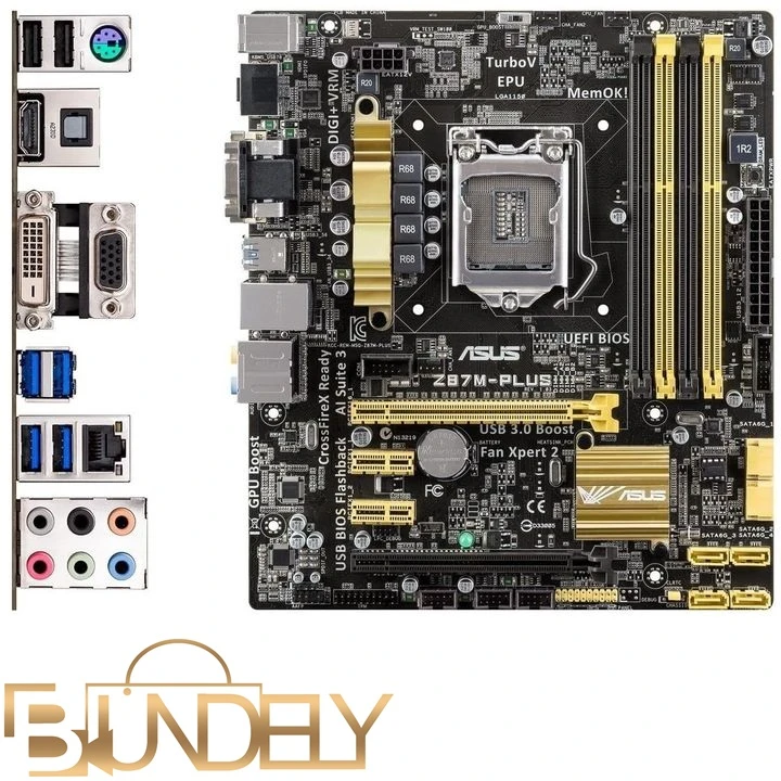 باندل گیمینگ (نسل4) ASUS Z87M-PLUS/Core i5-4690K/16GB Ram