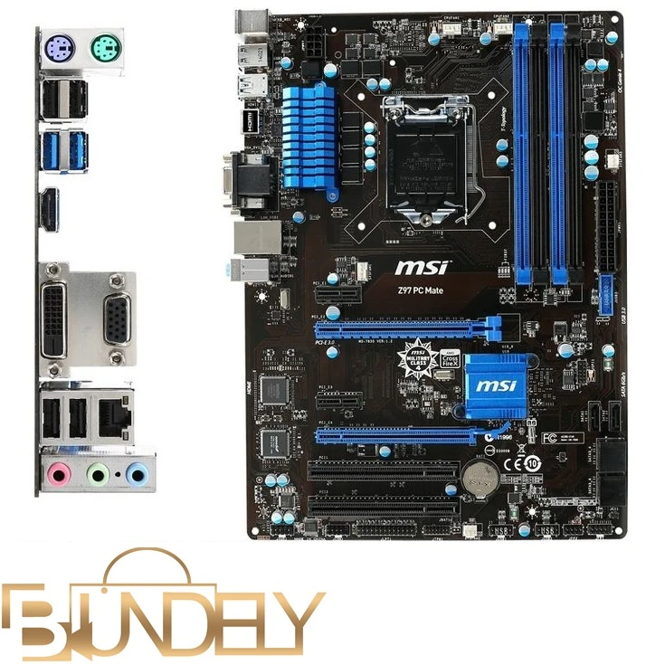 باندل گیمینگ (نسل4) MSI Z97 PC Mate/Core i5-4690K/16GB Ram