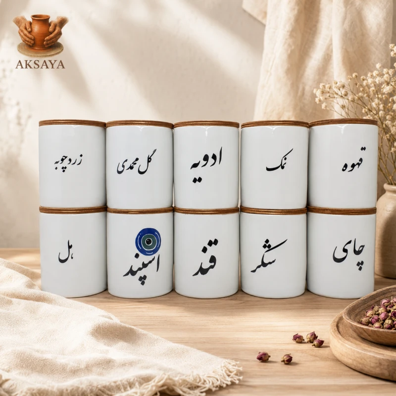 بانکه سرامیکی تکست ست ۱۰ عددی