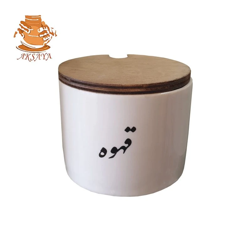 بانکه سرامیکی تکست مدل قهوه (فروش عمده)