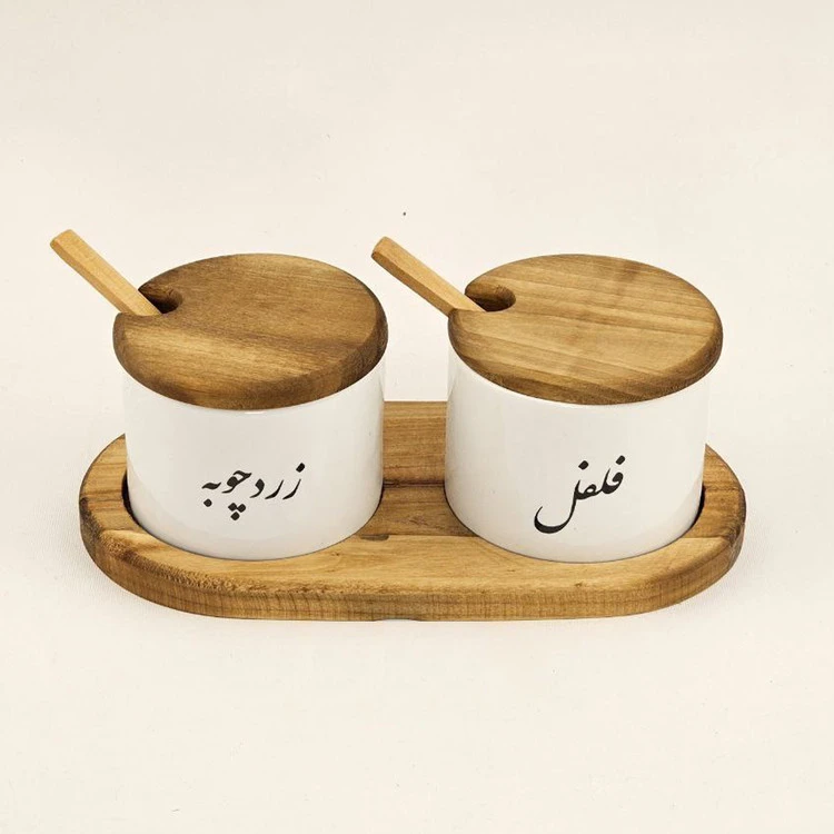 بانکه مدل ROZ 2 مجموعه 2 عددی کد 4 به همراه استند