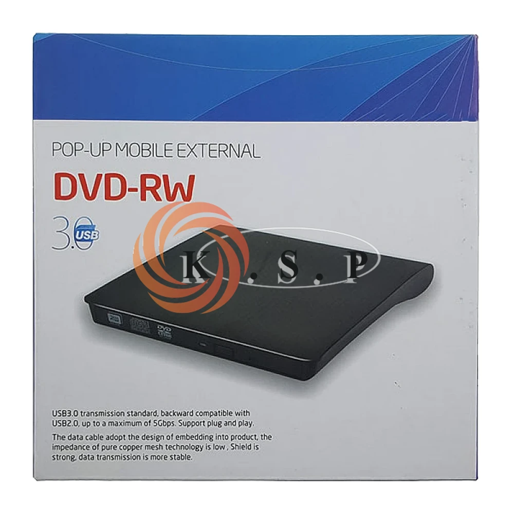 باکس دی وی دی رایتر لپ تاپ BOX DVD RW USB3