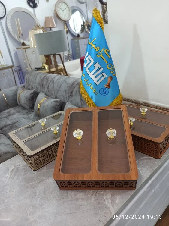 باکس کارد و چنگال رومیزی