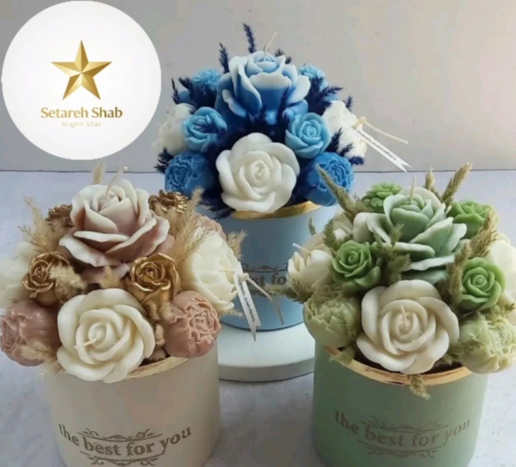 باکس گل شمع ستاره شب