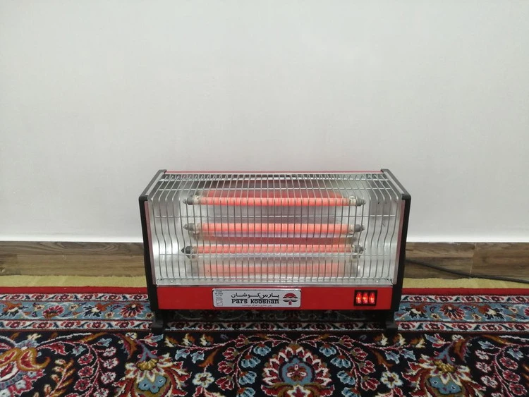 بخاری برقی سه شعله بدون فن پارس کوشان مدل 206