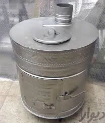 بخاری هیزمی استوانه ای