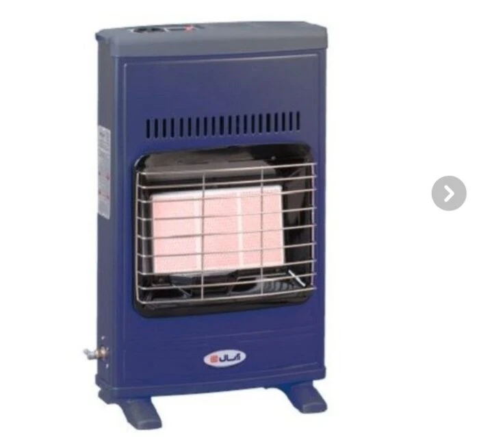 بخاری گازی آبسال مدل 437 بدون دوکش رنگ آبی