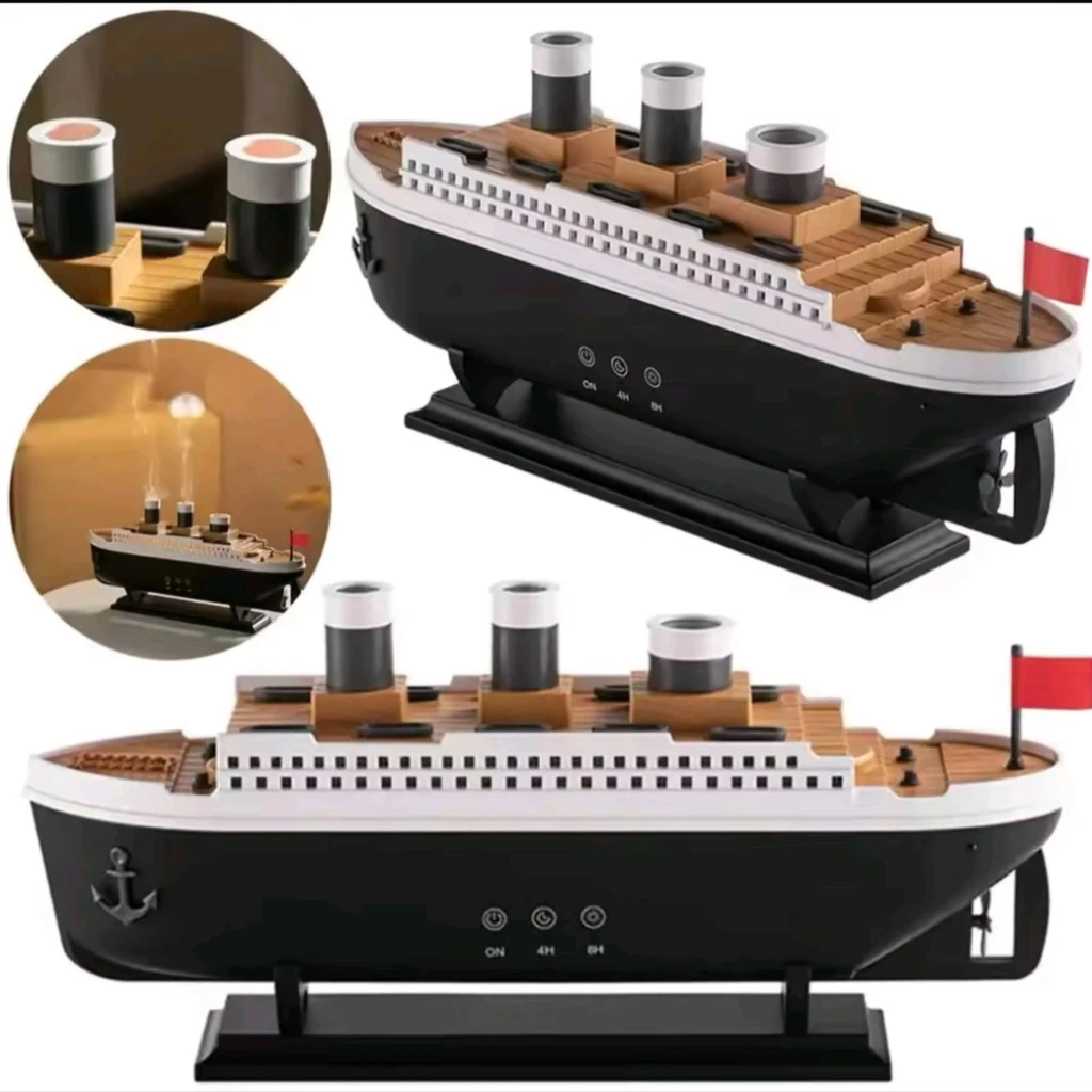 بخور سرد طرح کشتی تایتانیک | Titanic Ship Humidifier 300ml