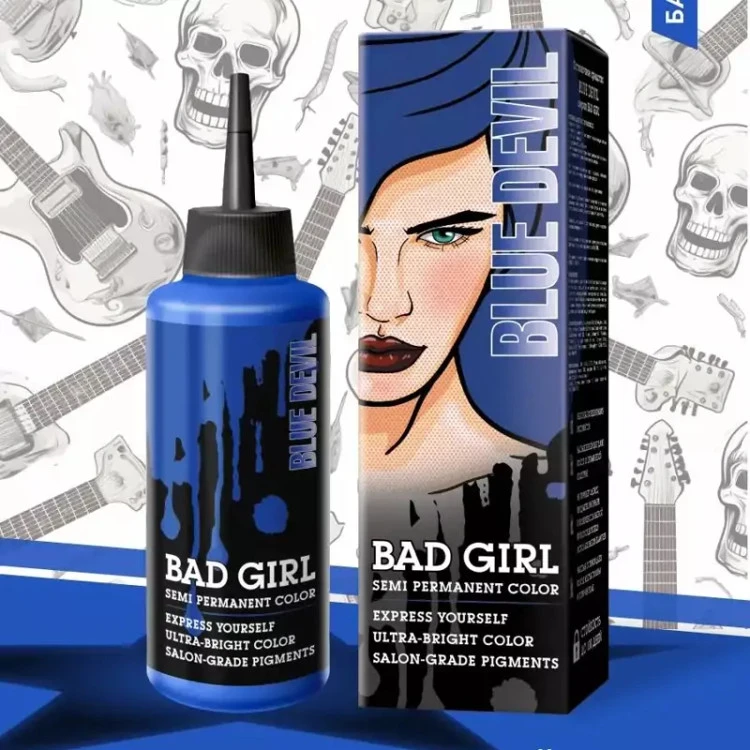 بدگرل شامپو رنگ آبی تیره BLUE DEVIL
