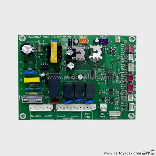 برد یخچال الکترو استیل سه رله نمایشگر عمودی Es27