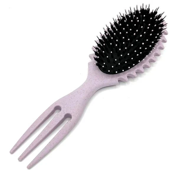 برس باونس کرل مدل بیضی با دسته پیک دار مخصوص موی فر ویور Veurer (رنگ بندی رندوم)