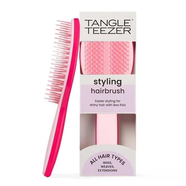 برس حالت دهنده موی خشک تنگل تیزر مدل Ultimate Styler Sweet Pink