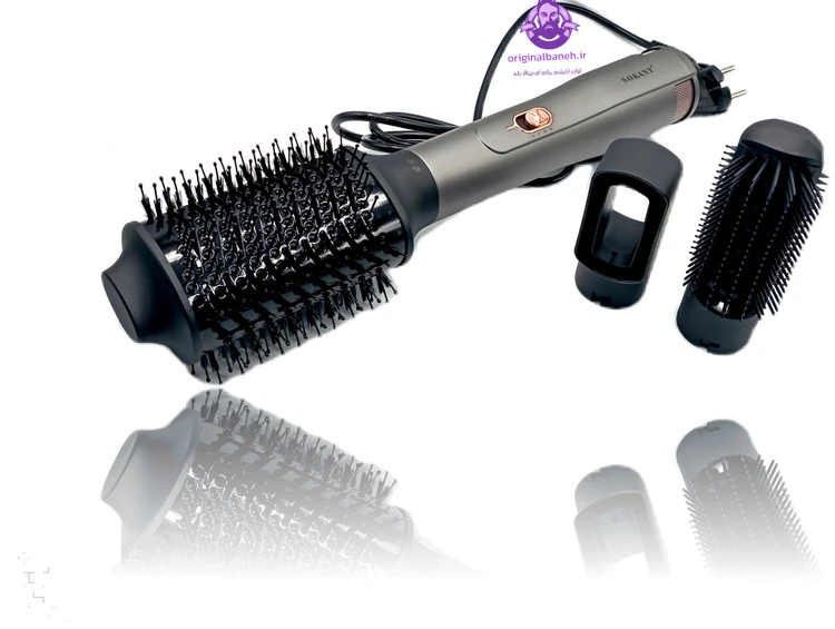برس سشوار سه کاره المنت سرامیکی سیستم ایونیک SOKANY PROFESSIONAL FOR SALON
