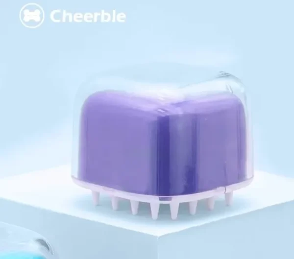 برس سیلیکونی نرم مخصوص شستشوی حیوانات خانگیcheerble