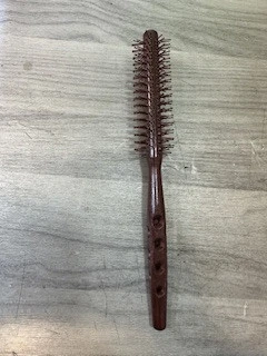 برس گرد مردانه دسته چوبی